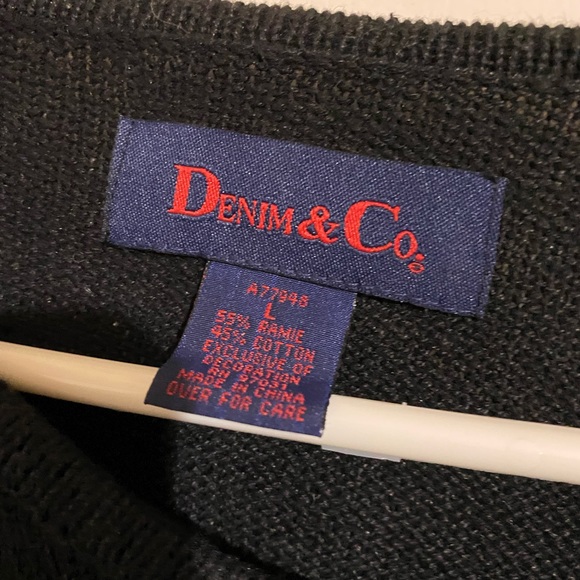 Denim and co beaded sweater - Picture 2 of 3